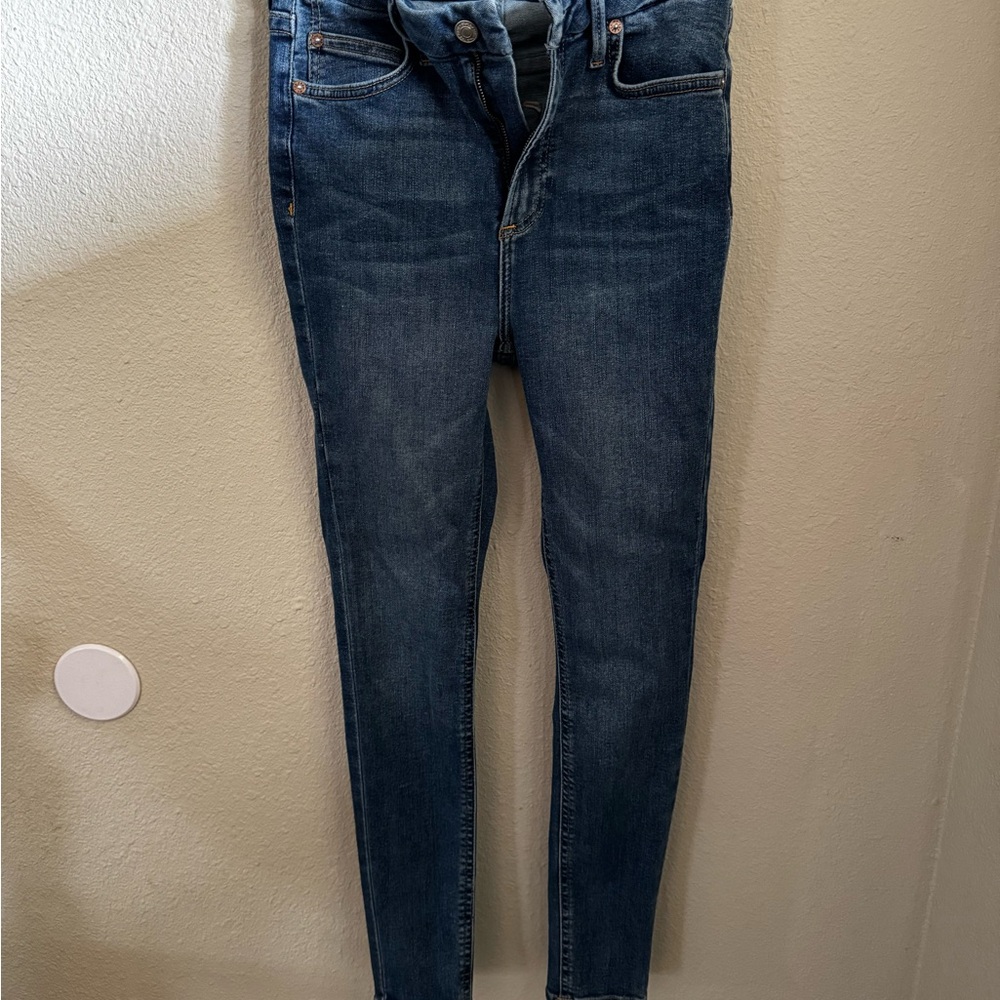 We The Free Dark Blue Skinny Jeans